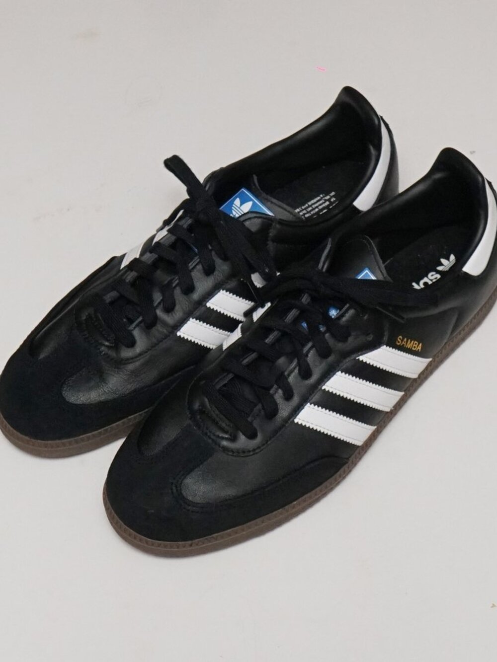 Adidas Samba Original black and white, size 14